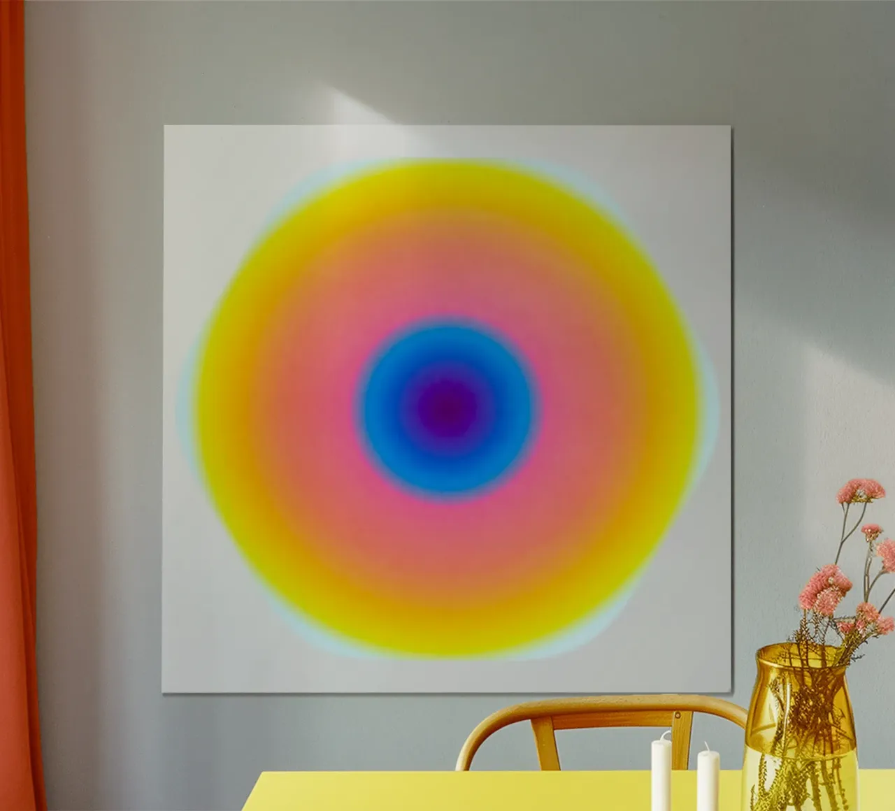Echo Lights poster con telaio in alluminio da RS LAB STUDIO