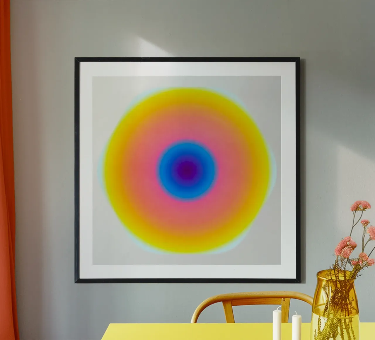 Echo Lights poster con telaio in alluminio da RS LAB STUDIO