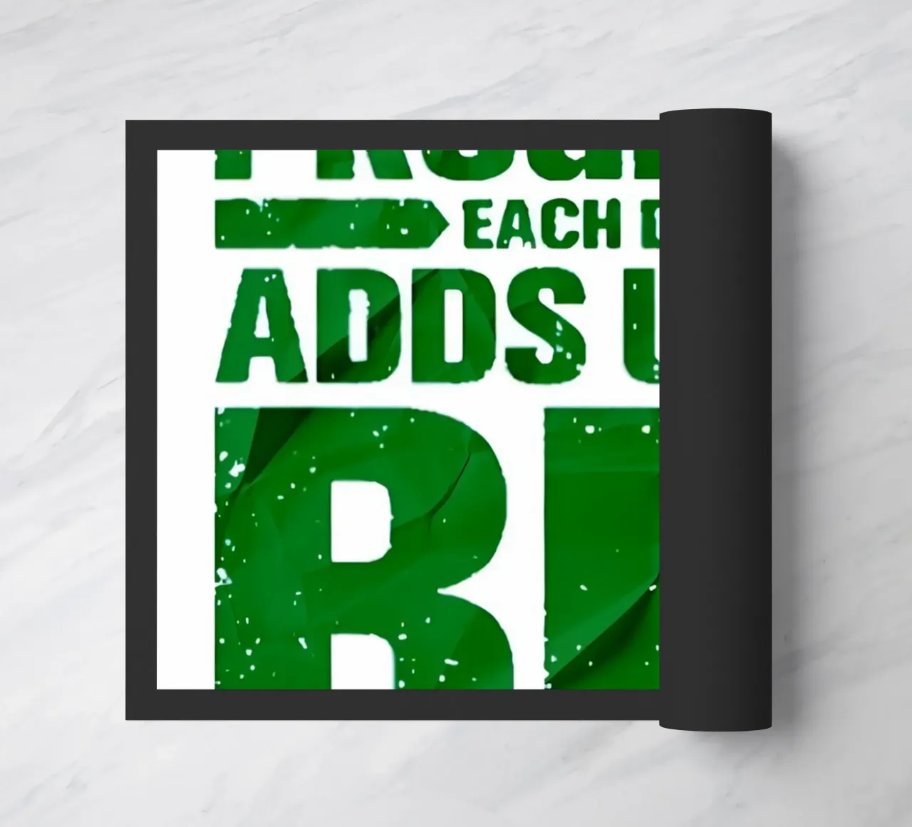 'A LITTLE PROGRESS EACH DAY ADDŞ UP TO BIG RESULTS' zerbino da Type & Tape