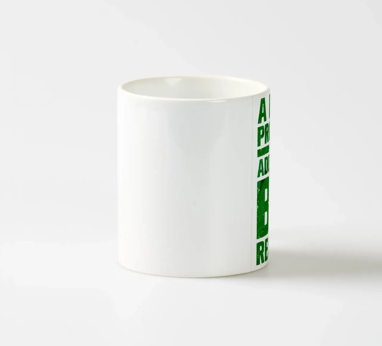 'A LITTLE PROGRESS EACH DAY ADDŞ UP TO BIG RESULTS' keramische mok van Type & Tape