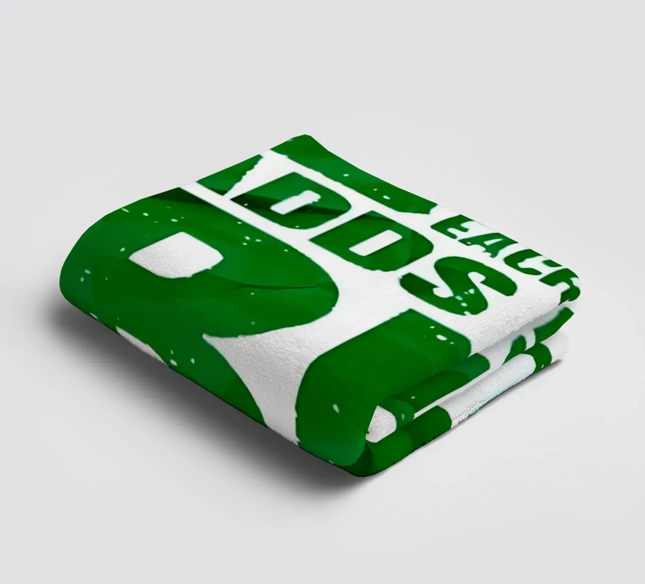 'A LITTLE PROGRESS EACH DAY ADDŞ UP TO BIG RESULTS' Handtuch von Type & Tape