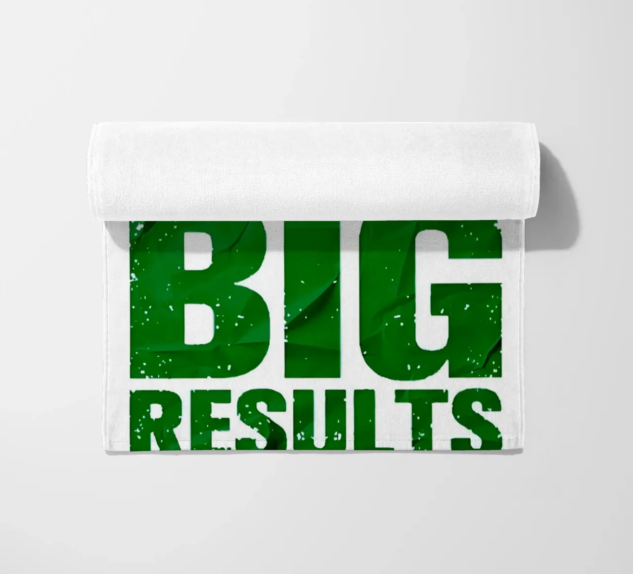 'A LITTLE PROGRESS EACH DAY ADDŞ UP TO BIG RESULTS' telo mare da Type & Tape