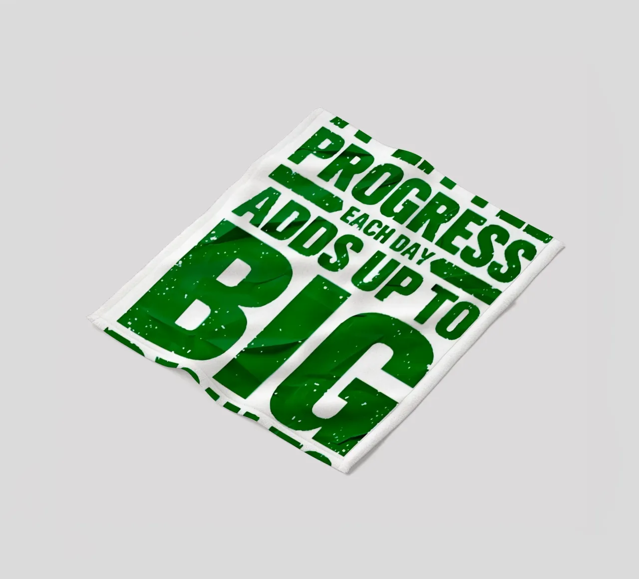 'A LITTLE PROGRESS EACH DAY ADDŞ UP TO BIG RESULTS' coperta in pile da Type & Tape