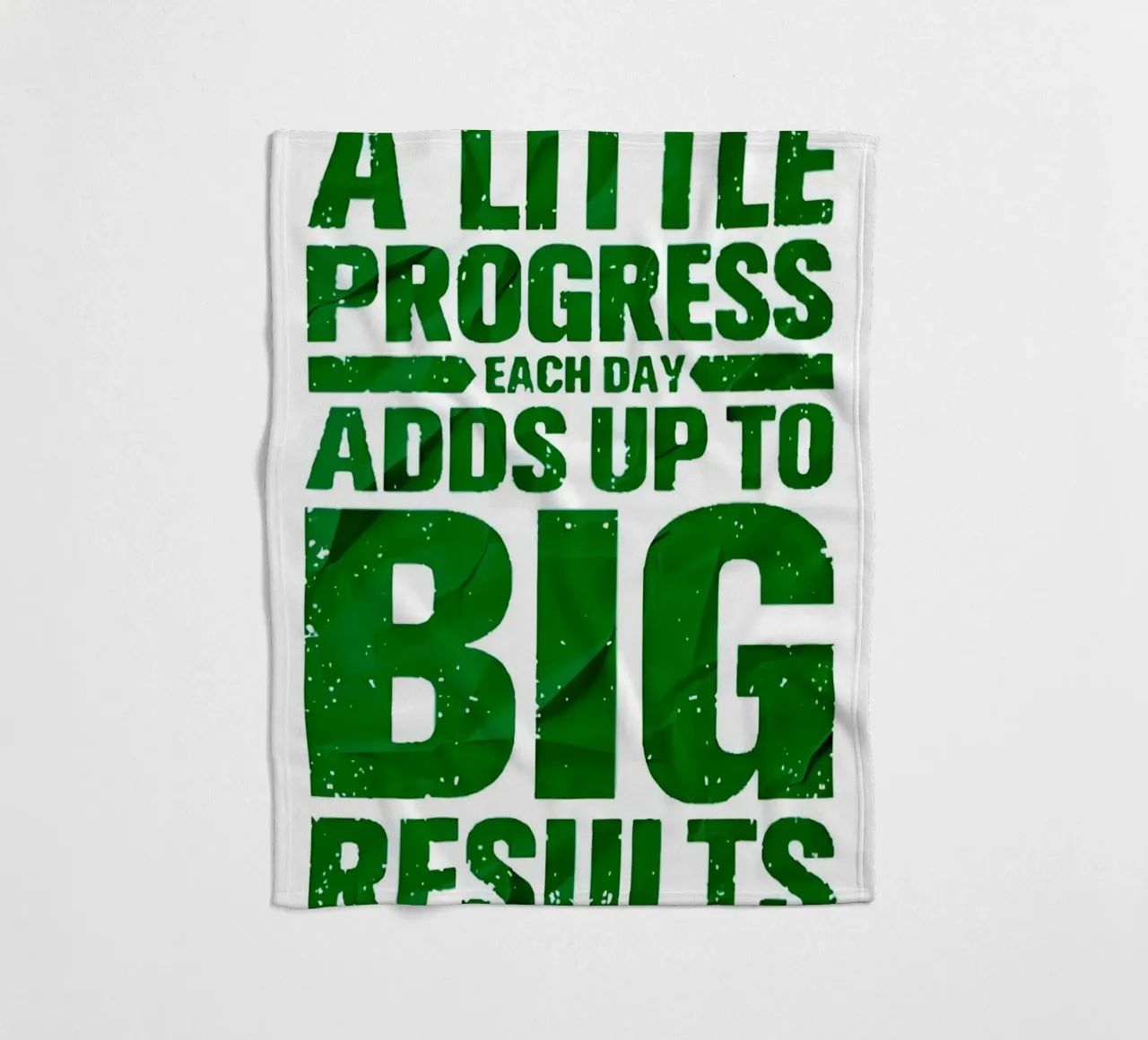 'A LITTLE PROGRESS EACH DAY ADDŞ UP TO BIG RESULTS' coperta in pile da Type & Tape