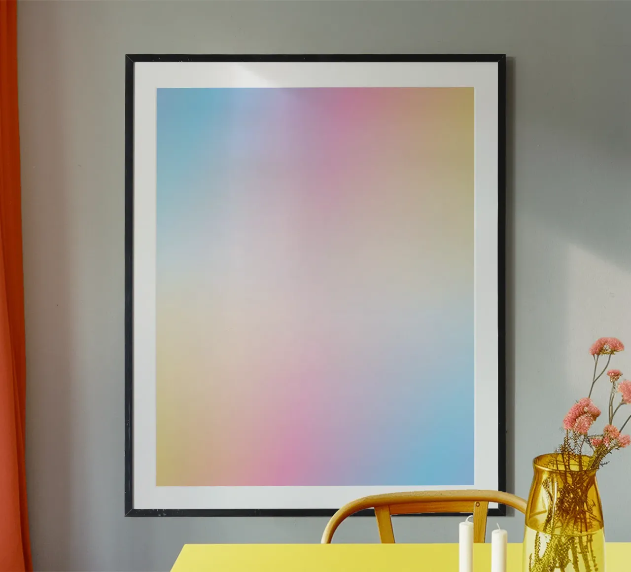 Sunlash poster con telaio in legno da RS LAB STUDIO