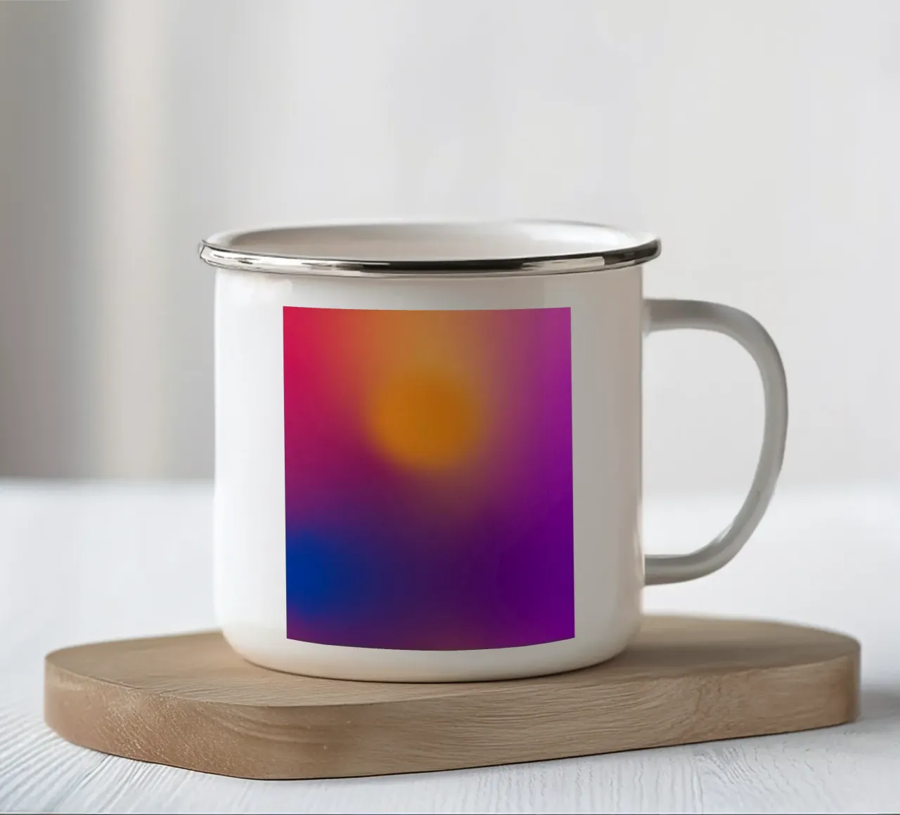 Luminous Tide tazza in smalto da RS LAB STUDIO