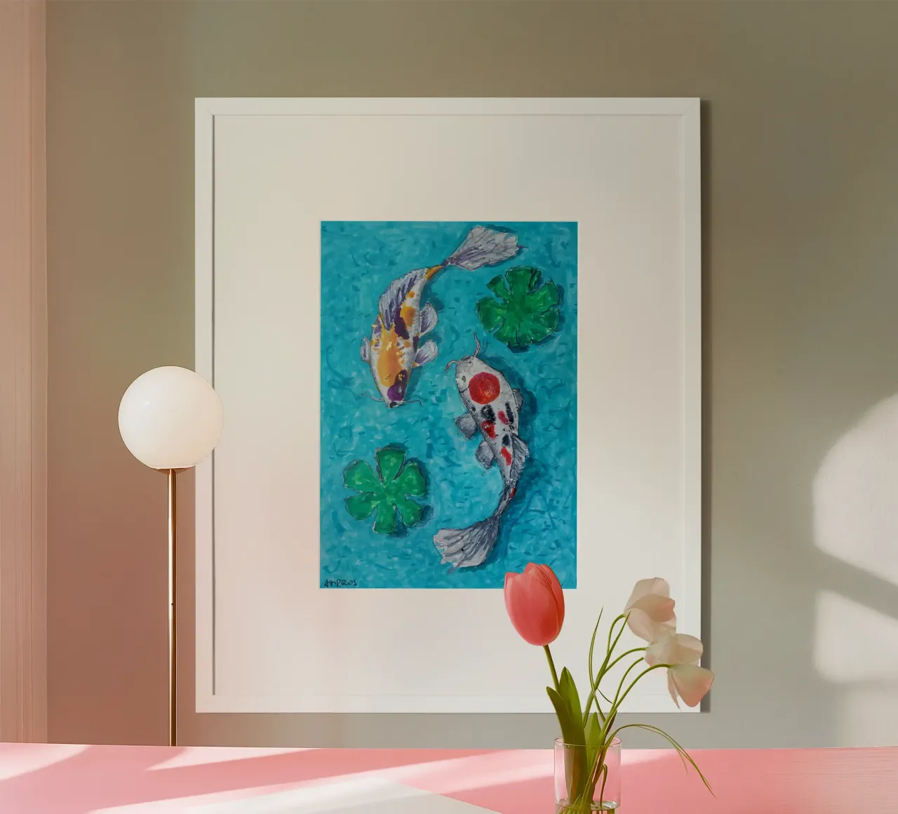 2 koi poster da Martin Ahrens