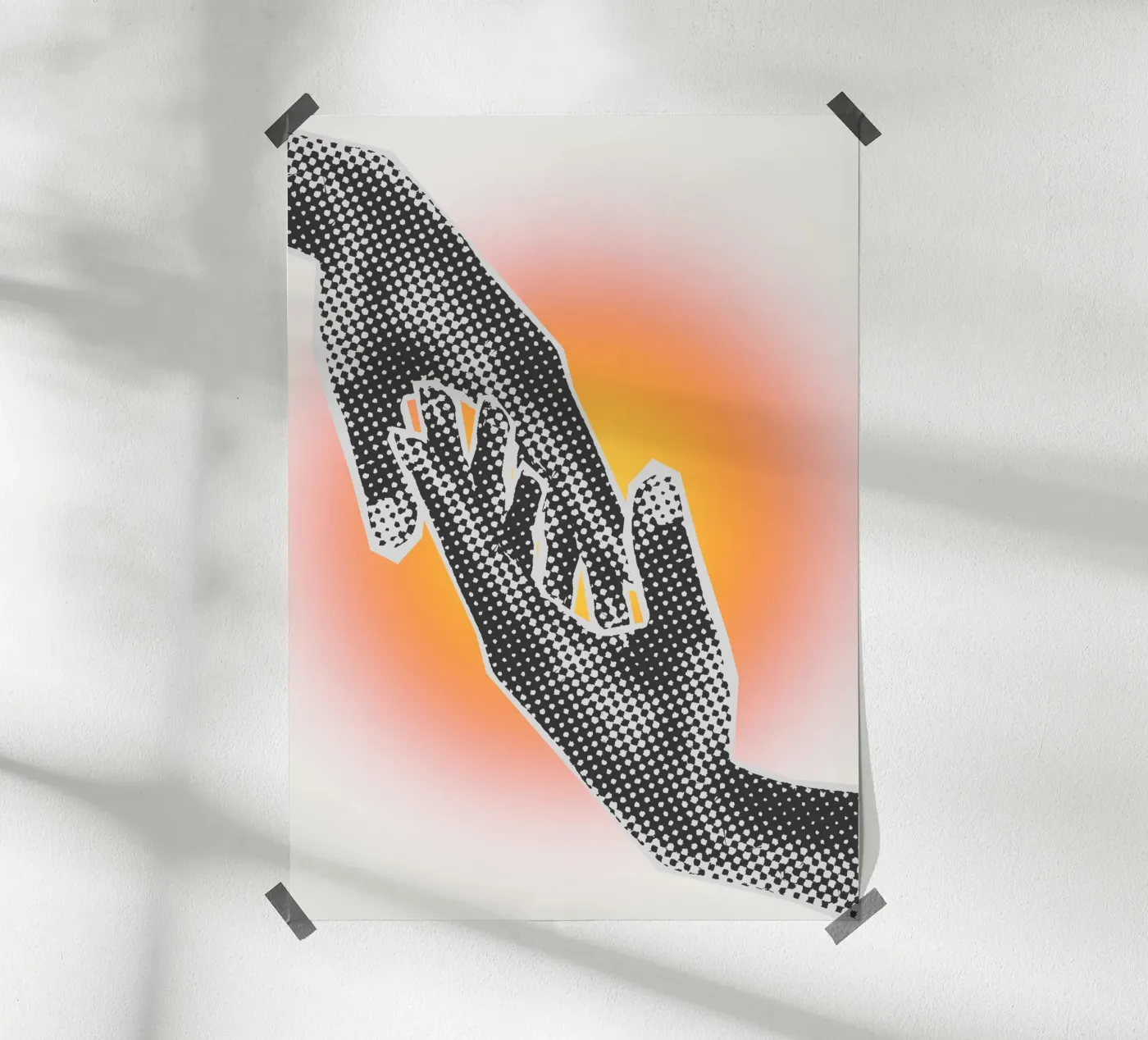 Through the Glow poster da RS LAB STUDIO