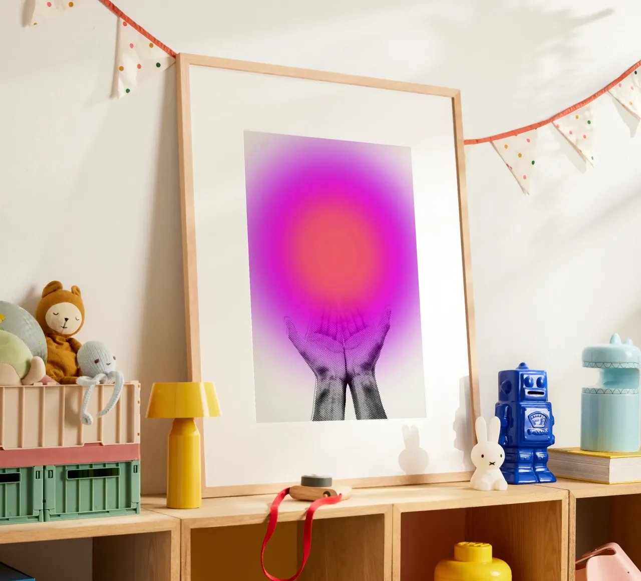 Offering poster con telaio in legno da RS LAB STUDIO