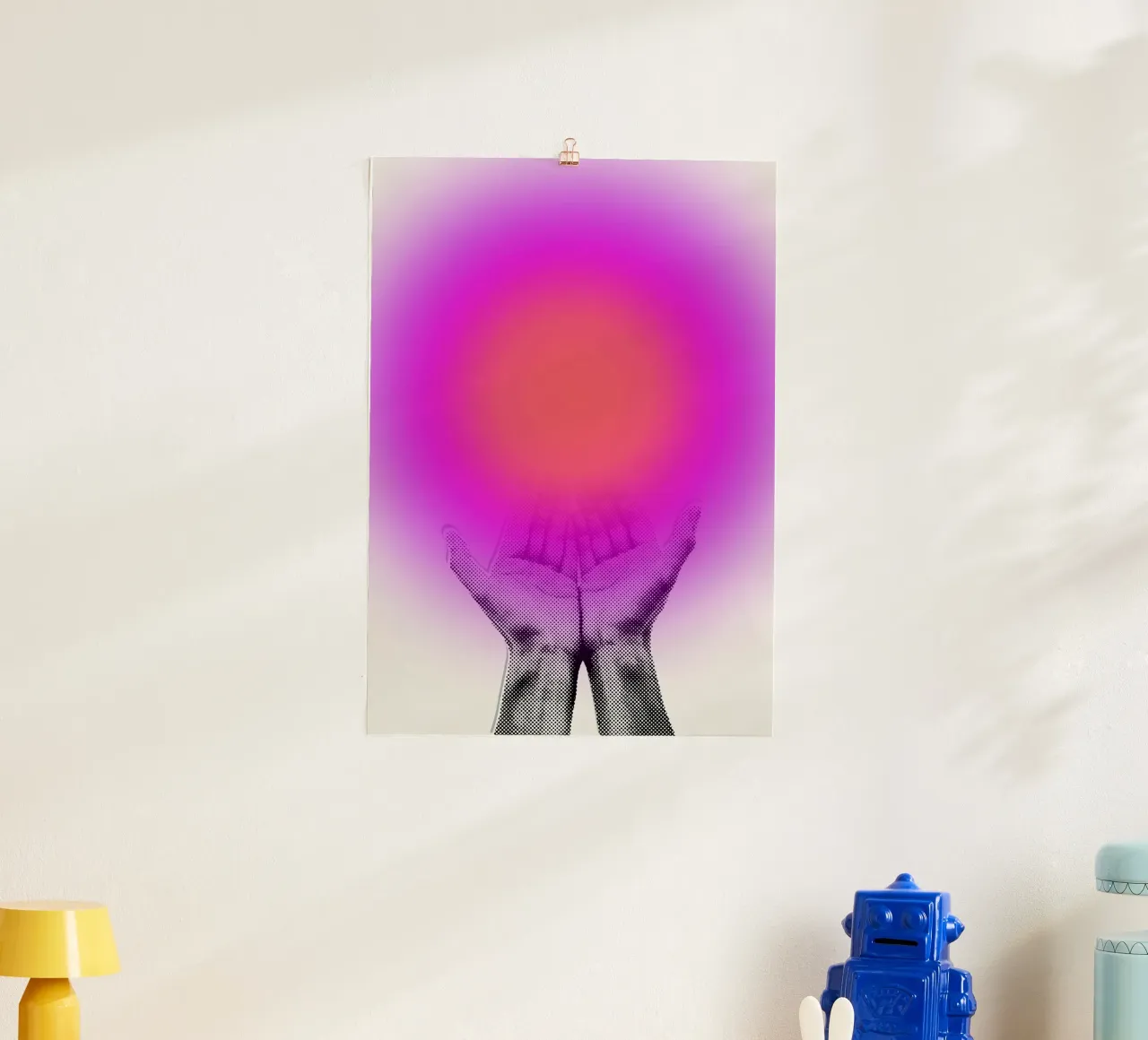 Offering poster con telaio in legno da RS LAB STUDIO