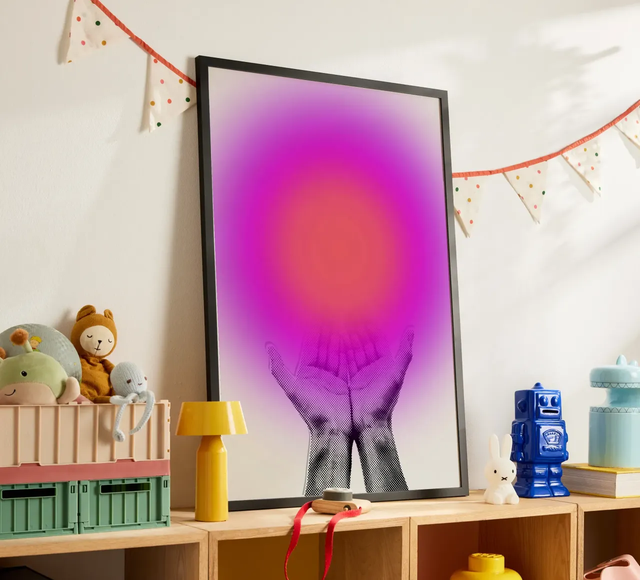 Offering poster con telaio in legno da RS LAB STUDIO