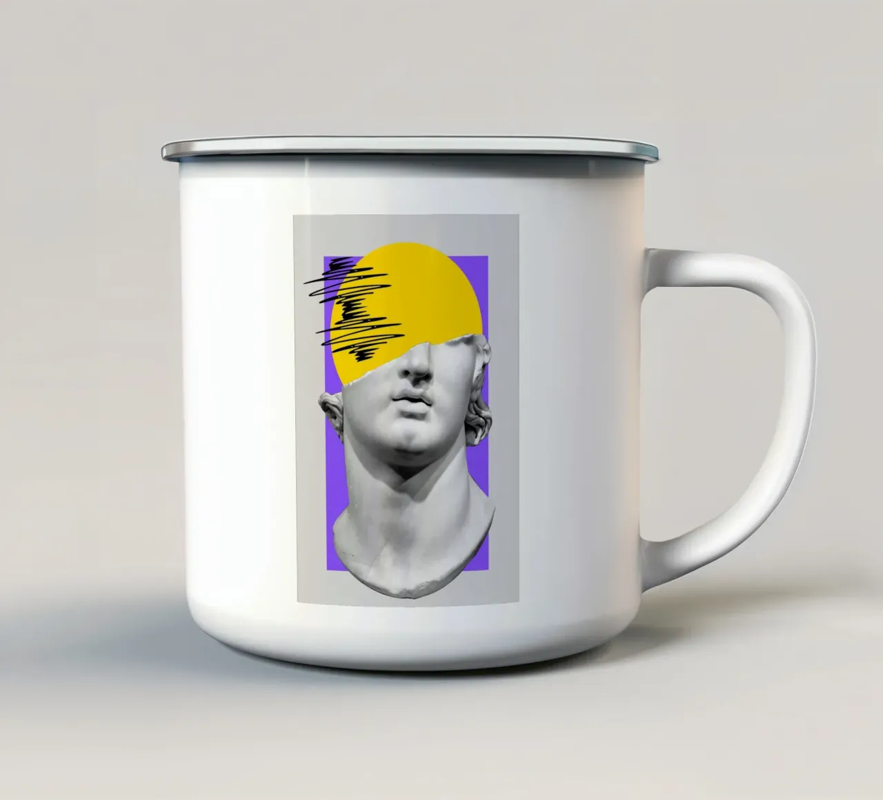 Neo-Oracle tazza in smalto da RS LAB STUDIO