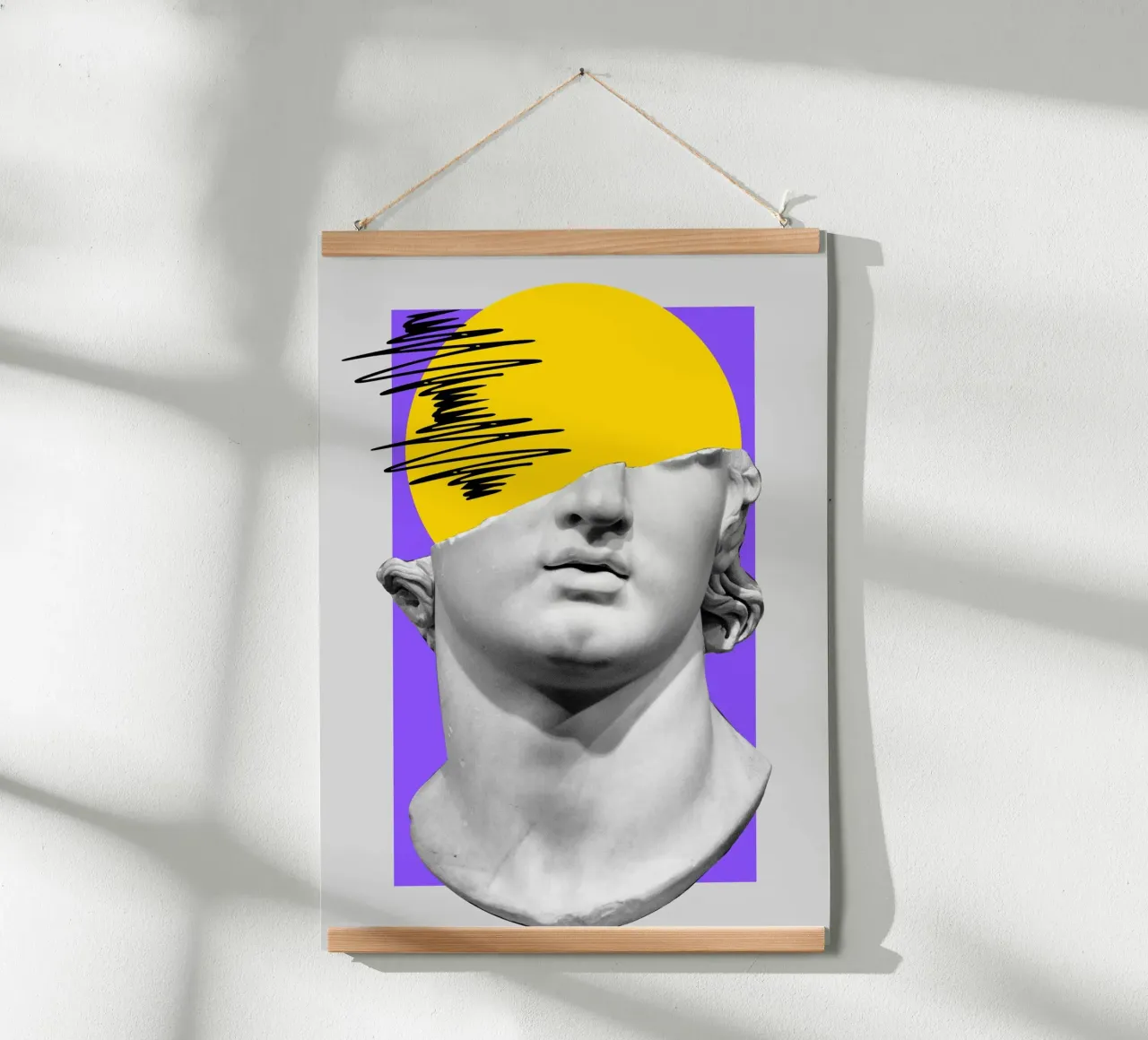 Neo-Oracle poster met kunststof frame van RS LAB STUDIO