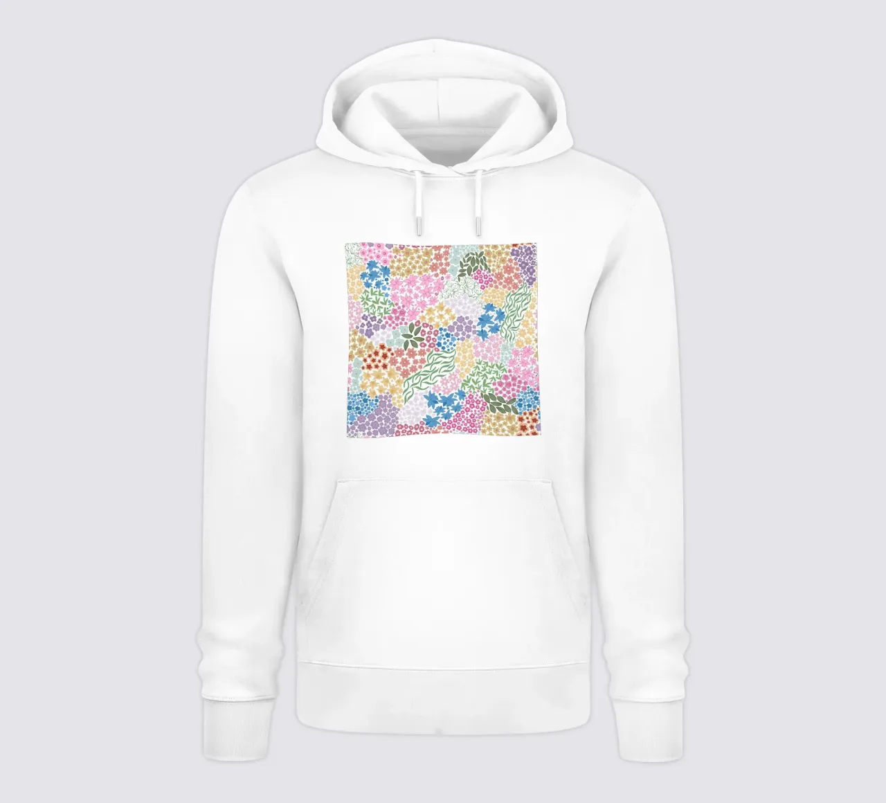 Fiori colorati e vivaci felpa con cappuccio da gulsengunel