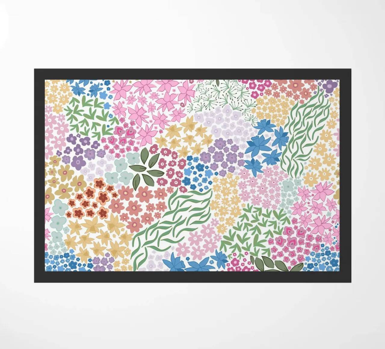 Fiori colorati e vivaci zerbino da gulsengunel