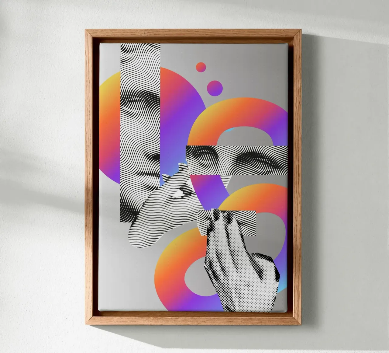 Mythos Reloaded canvas met Baklijst van RS LAB STUDIO