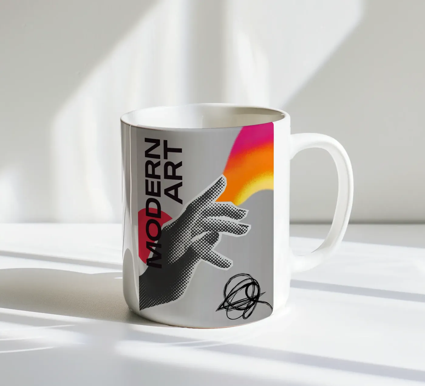 Modern Hand tazza in ceramica da RS LAB STUDIO