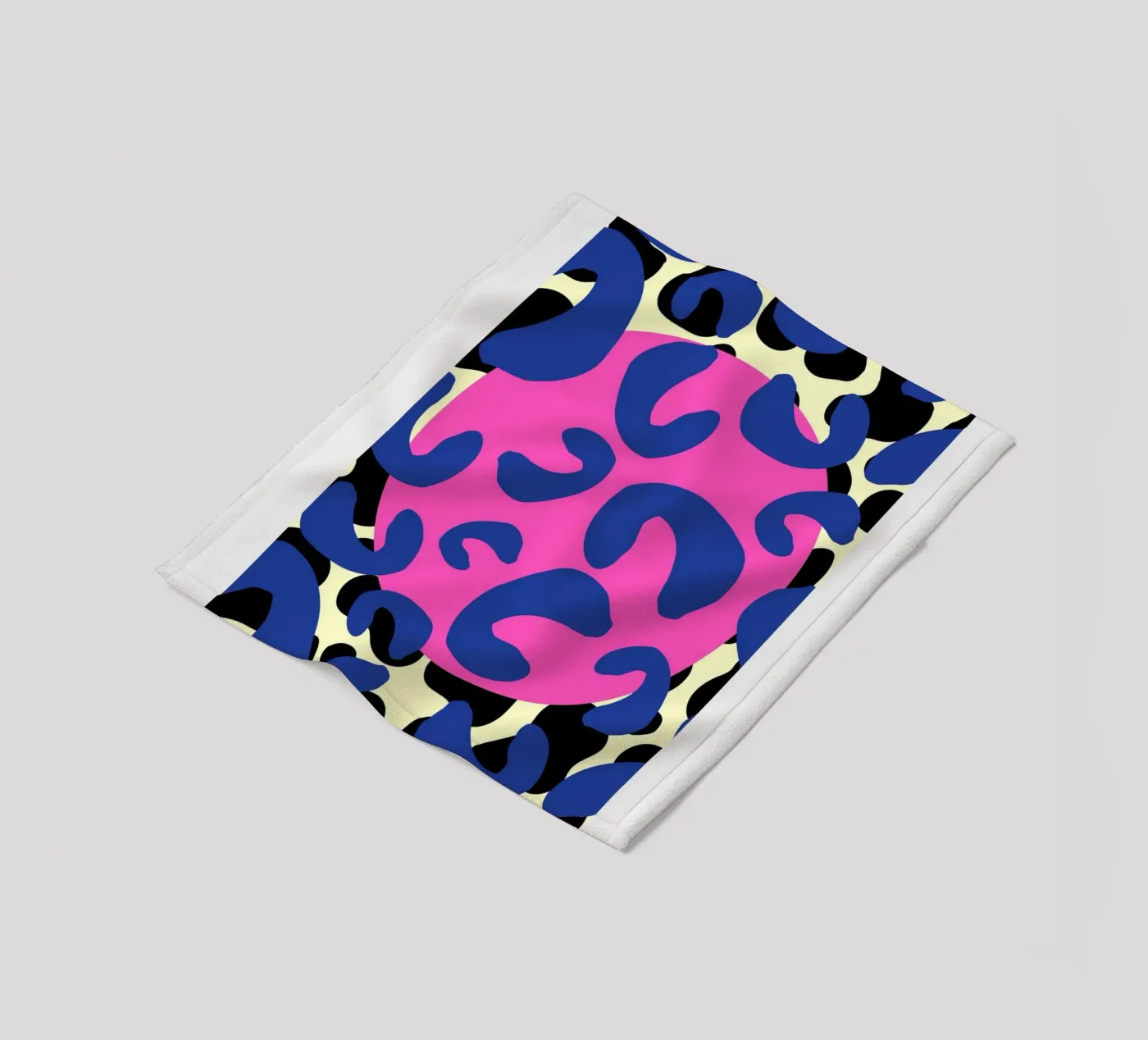 Muted Structure fleece blanket by RS LAB STUDIO