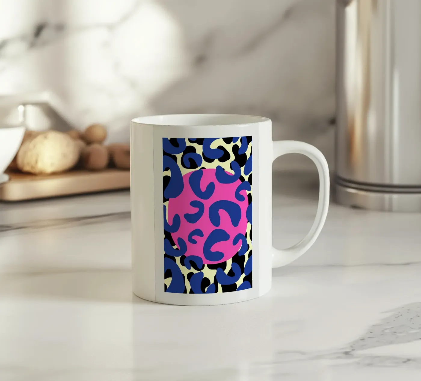 Muted Structure ceramic mug by RS LAB STUDIO