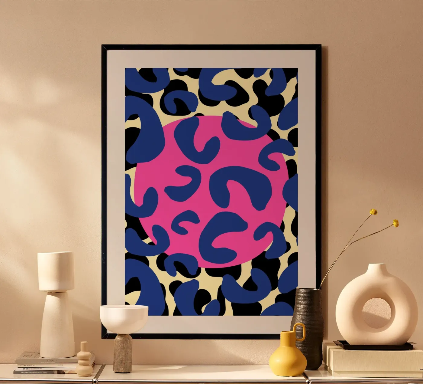 Muted Structure poster da RS LAB STUDIO