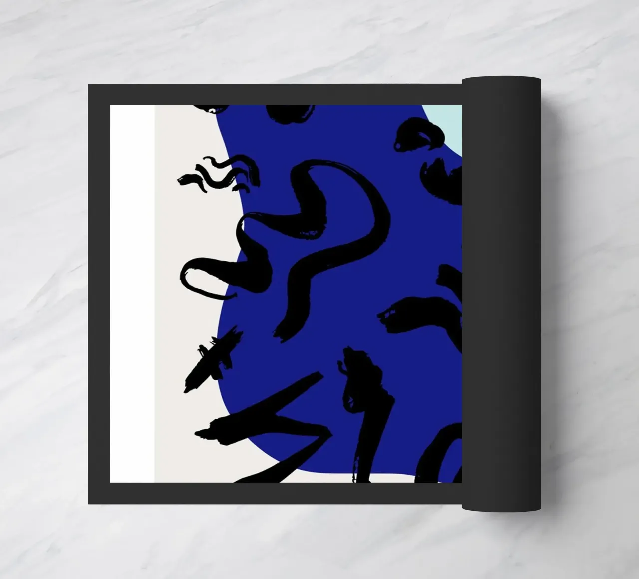 Soft Geometry deurmat van RS LAB STUDIO