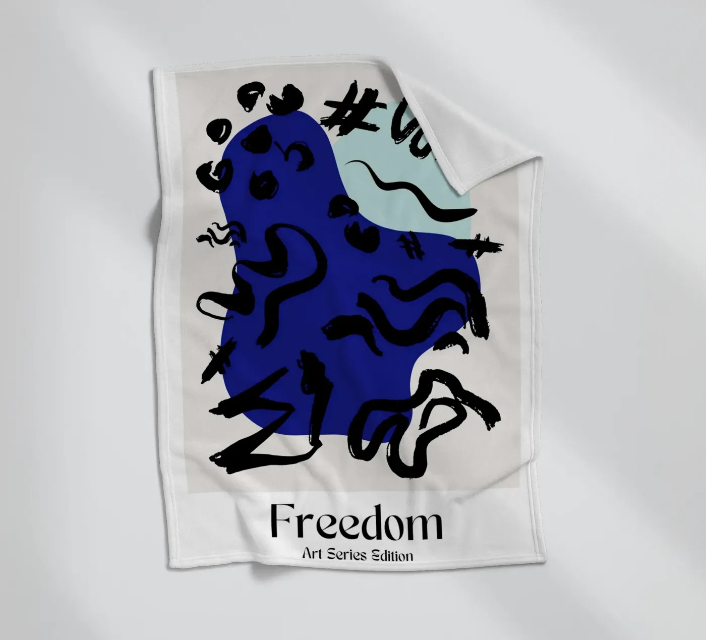 Soft Geometry Fleecedecke von RS LAB STUDIO