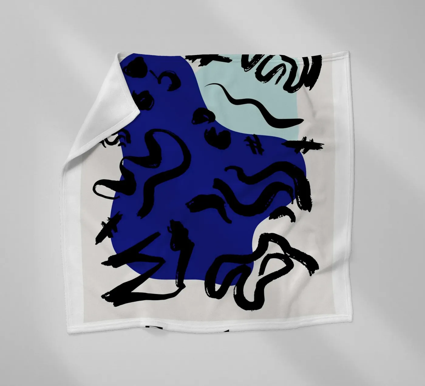 Soft Geometry Fleecedecke von RS LAB STUDIO