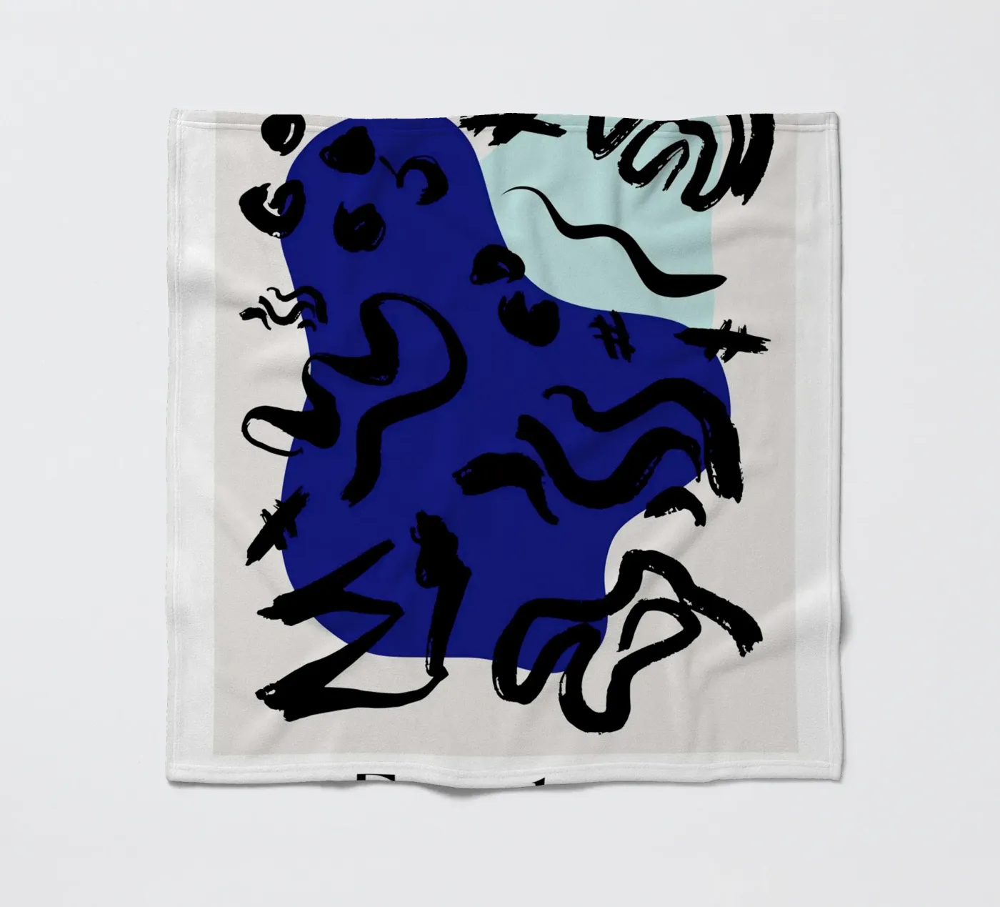 Soft Geometry Fleecedecke von RS LAB STUDIO