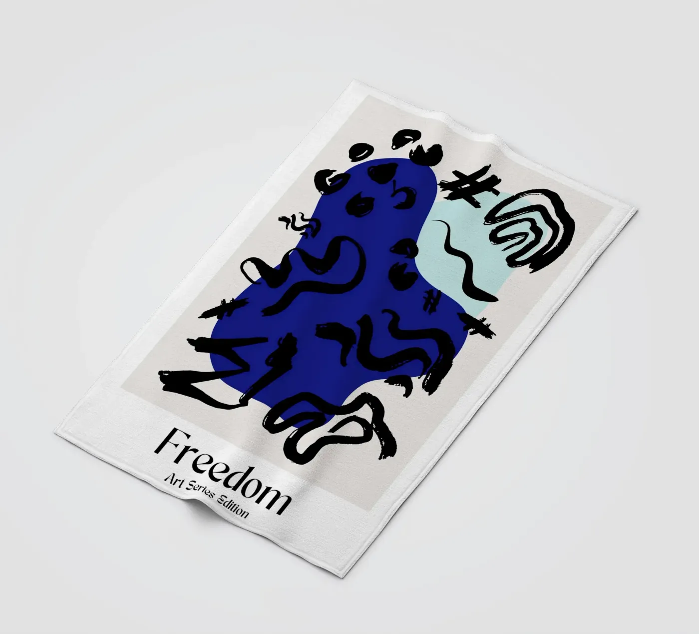 Soft Geometry Fleecedecke von RS LAB STUDIO