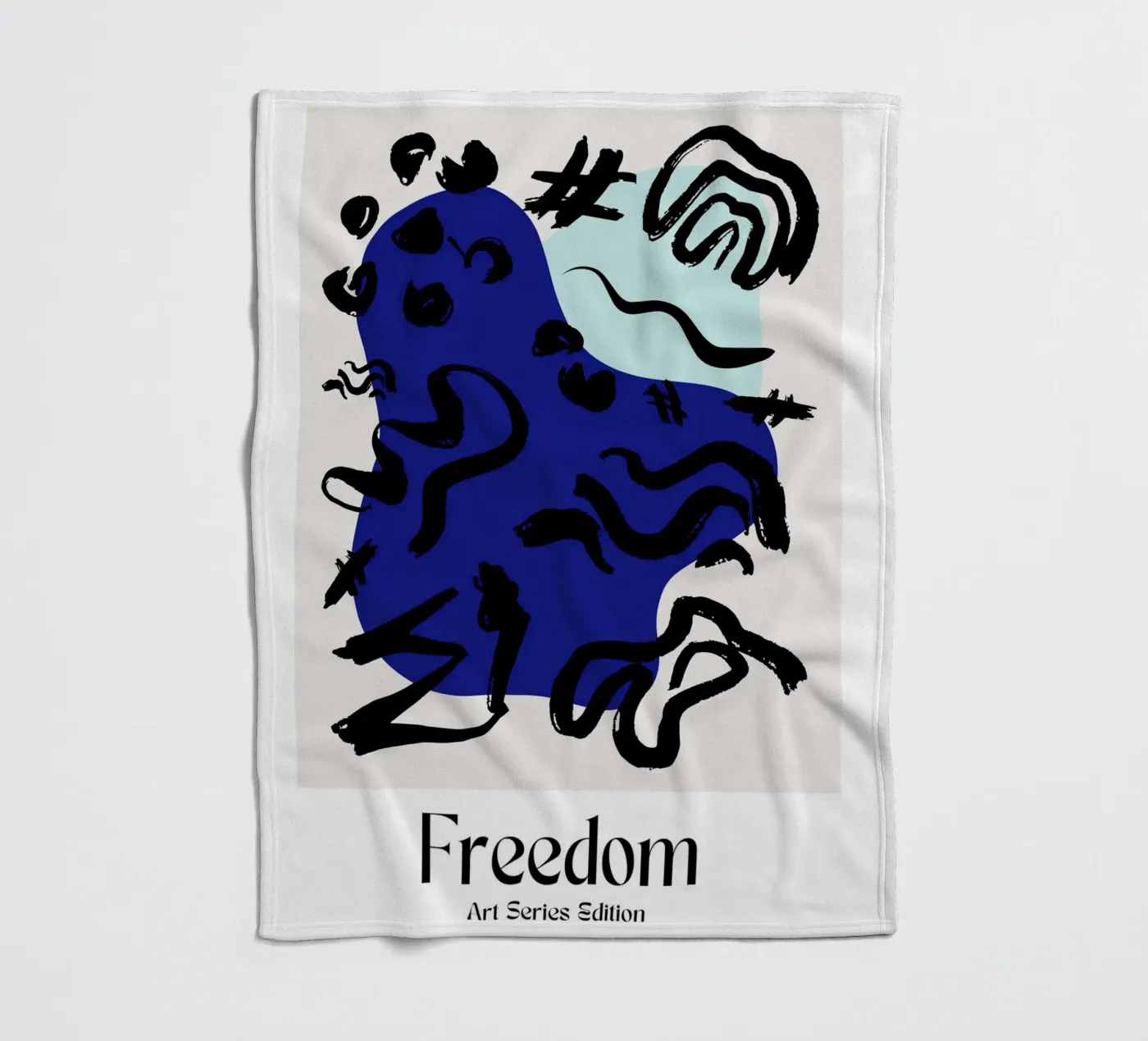 Soft Geometry Fleecedecke von RS LAB STUDIO