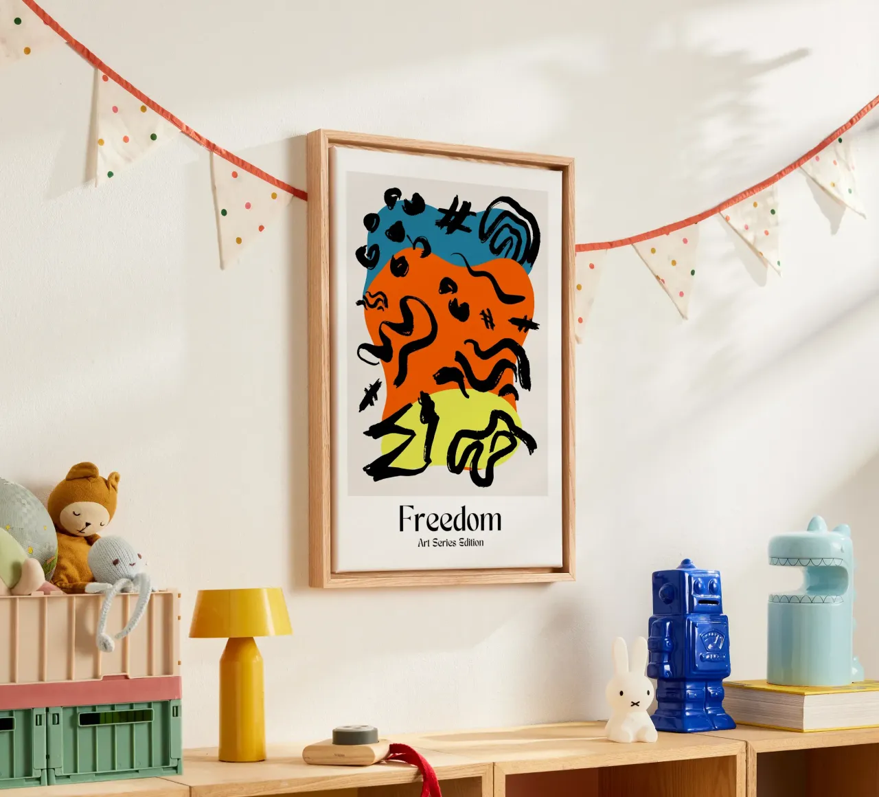 Linear Balance toile de RS LAB STUDIO