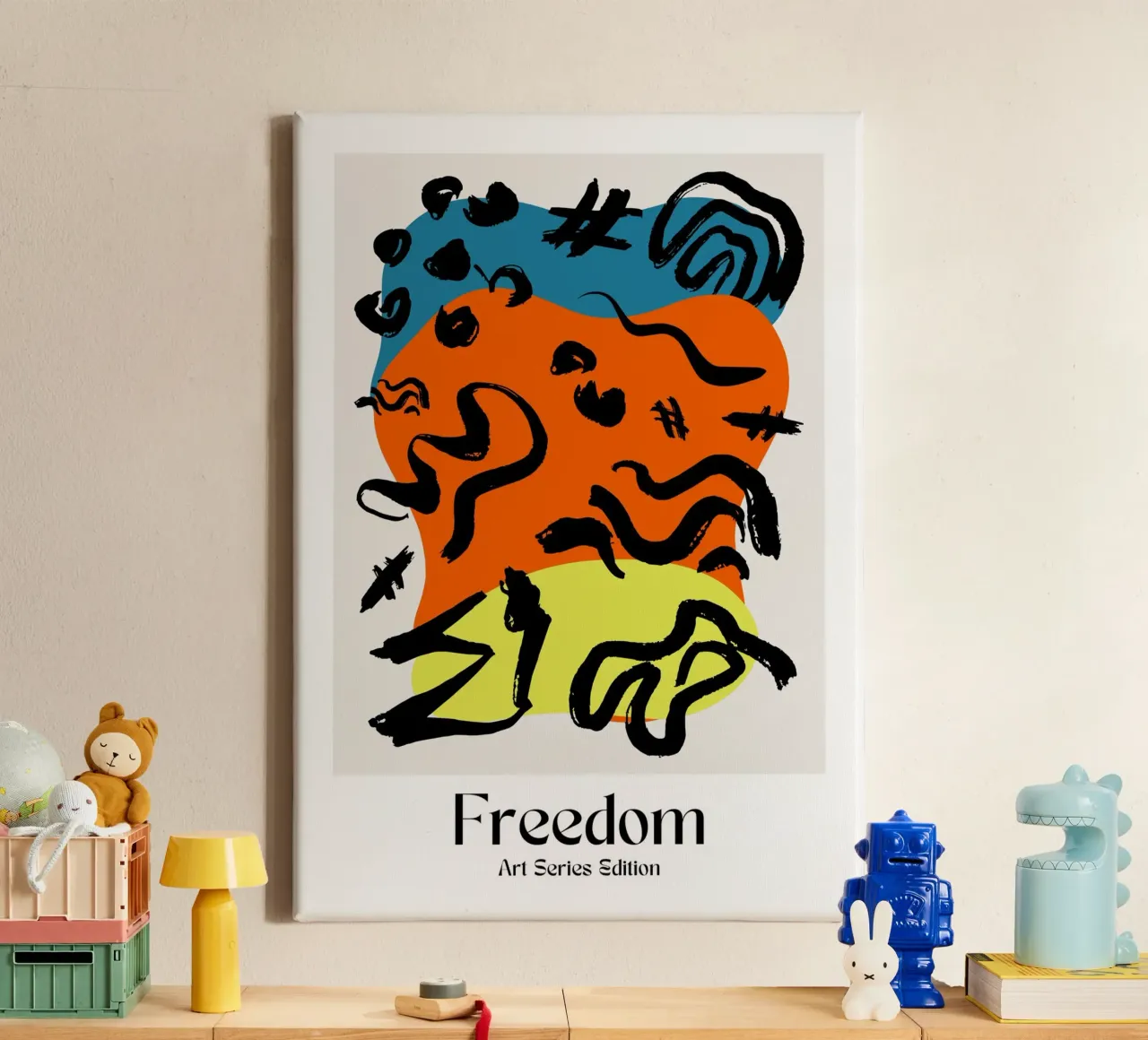 Linear Balance toile de RS LAB STUDIO