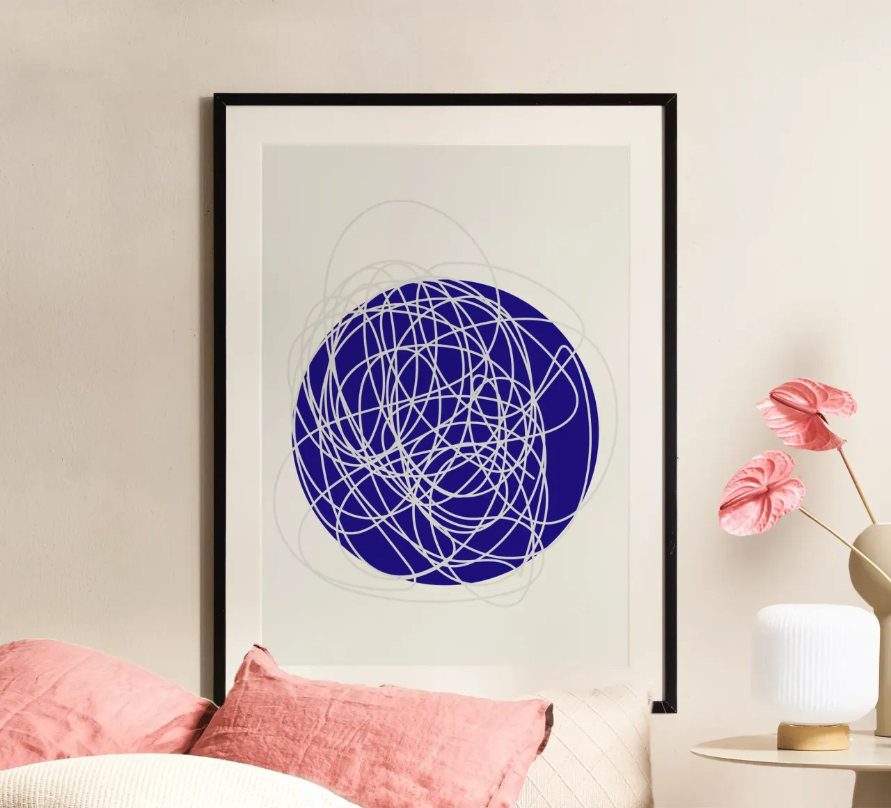 Colorfield poster con telaio in plastica da RS LAB STUDIO