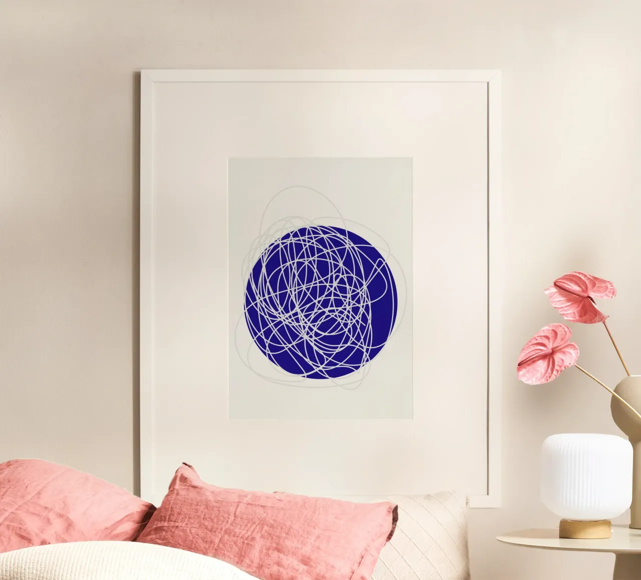 Colorfield poster con telaio in plastica da RS LAB STUDIO