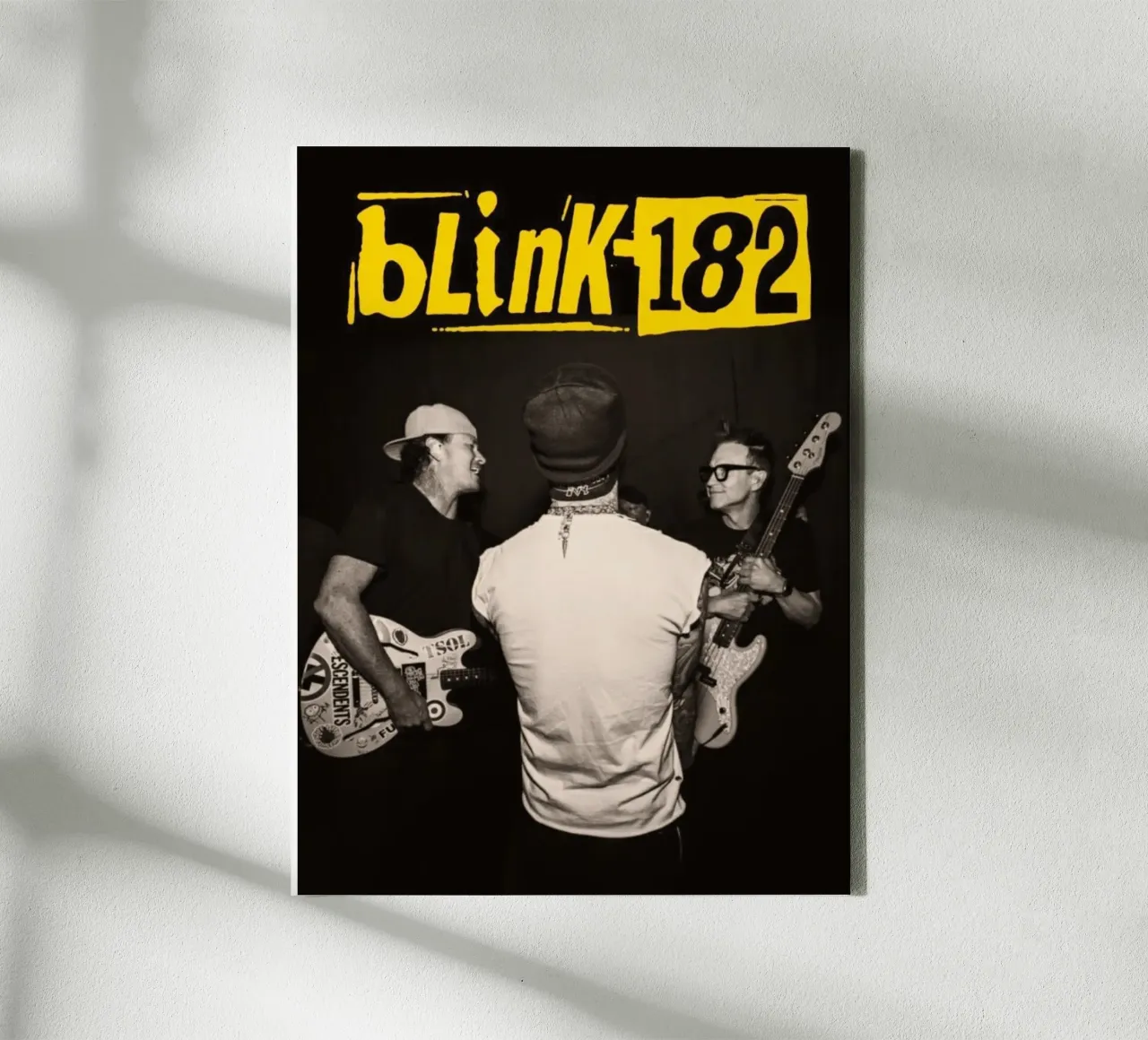 Blink 182 tela con Cornice a cassetta da Musadad Shop