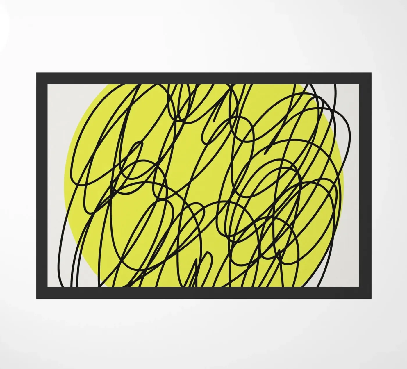 Fragmented Order deurmat van RS LAB STUDIO