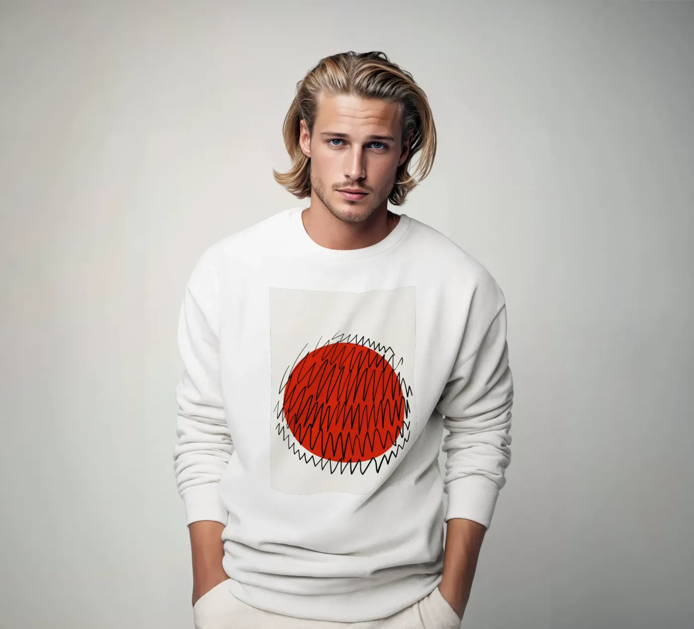 Soft Construct sweatshirt by RS LAB STUDIO
