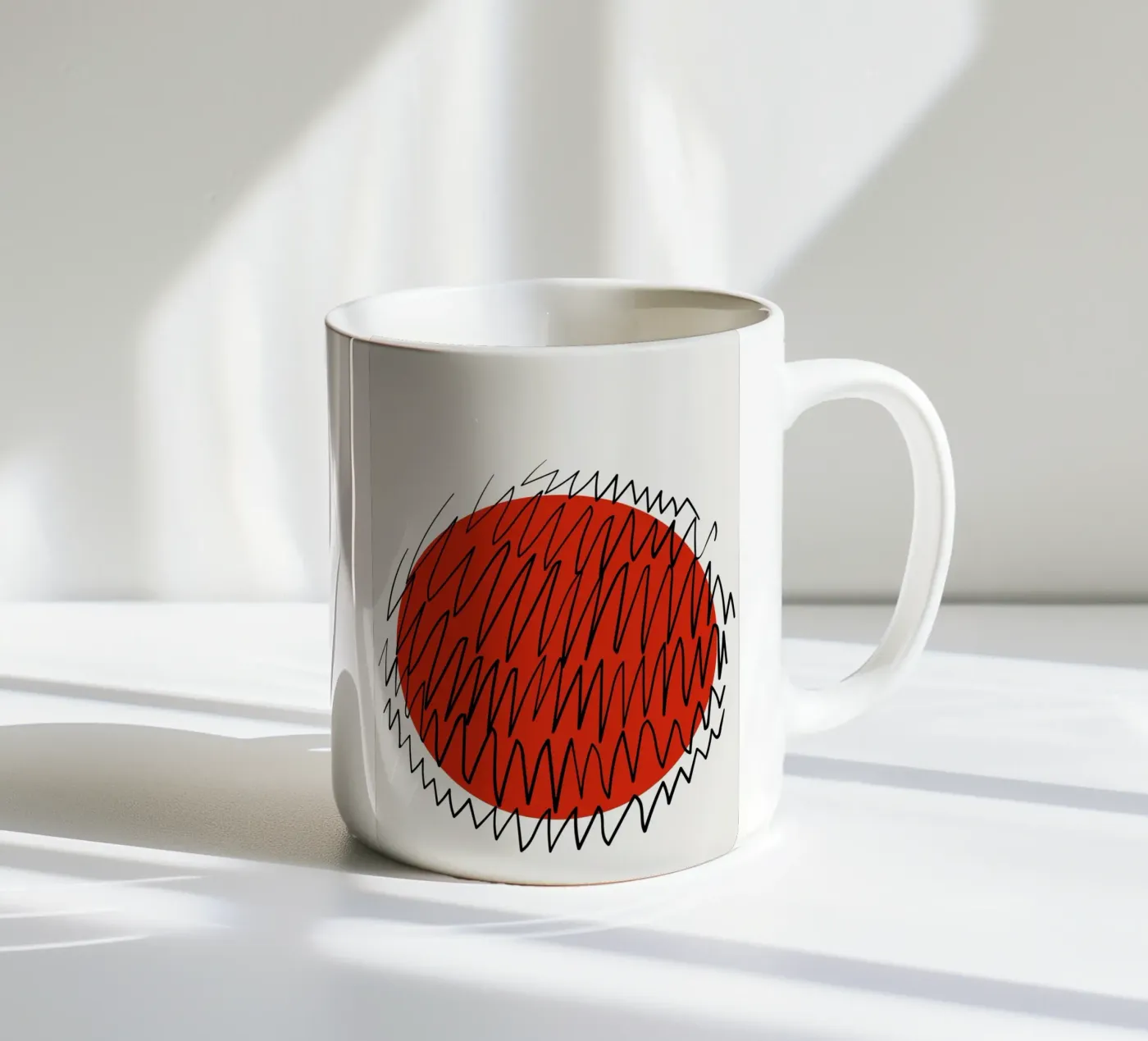 Soft Construct ceramic mug by RS LAB STUDIO