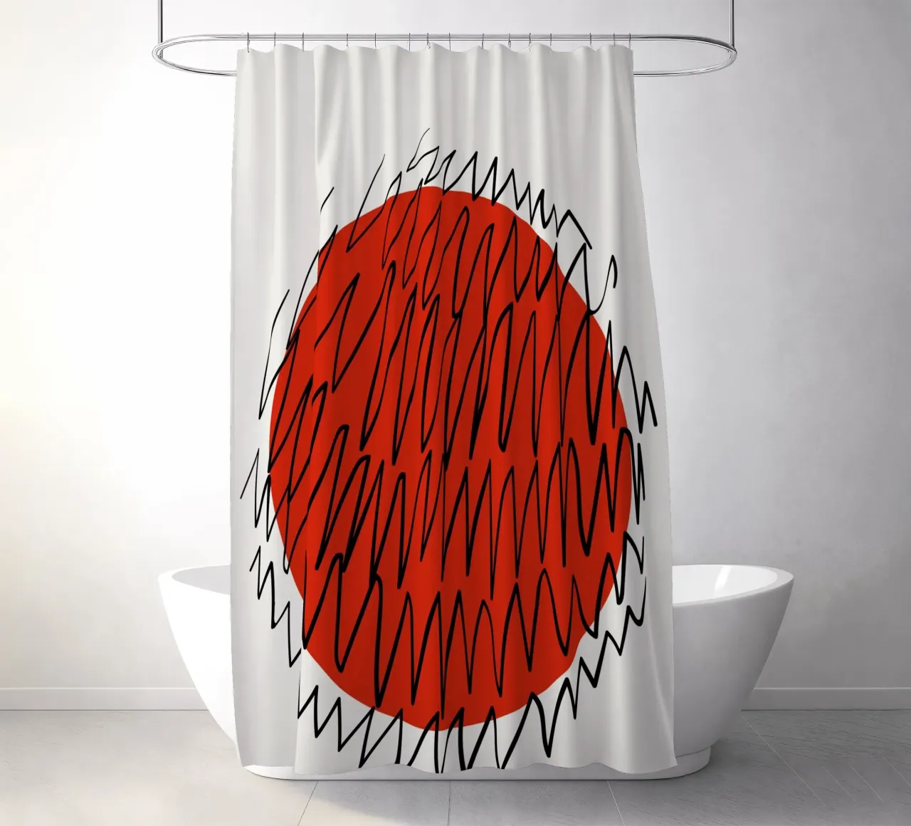 Soft Construct tenda da doccia da RS LAB STUDIO