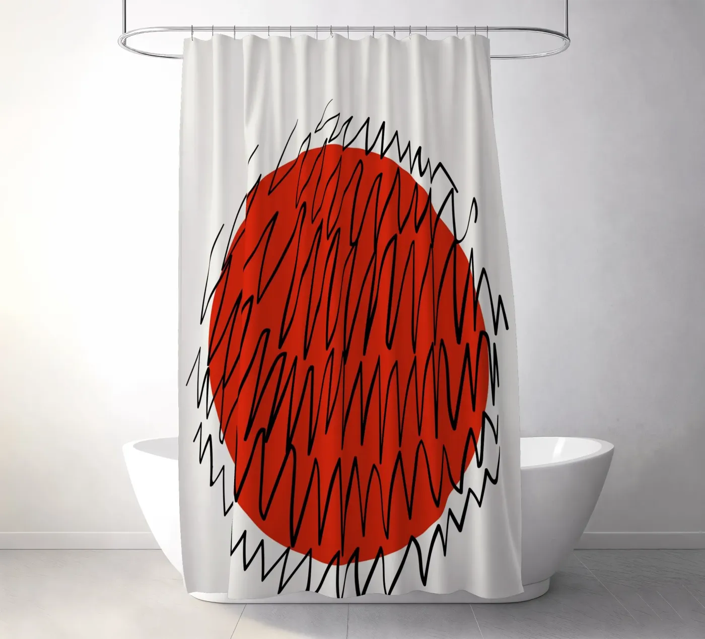 Soft Construct tenda da doccia da RS LAB STUDIO