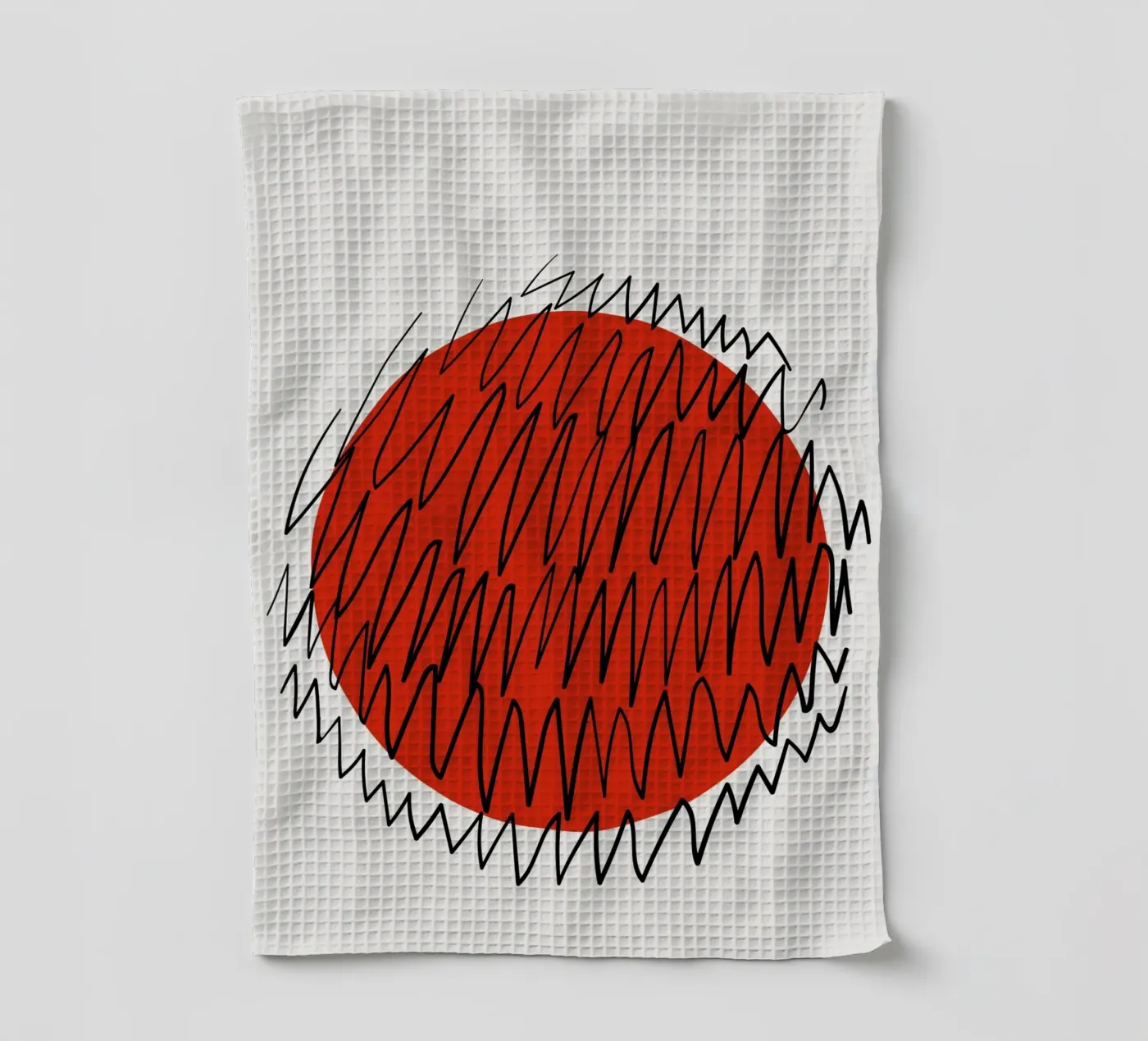Soft Construct tea towel by RS LAB STUDIO