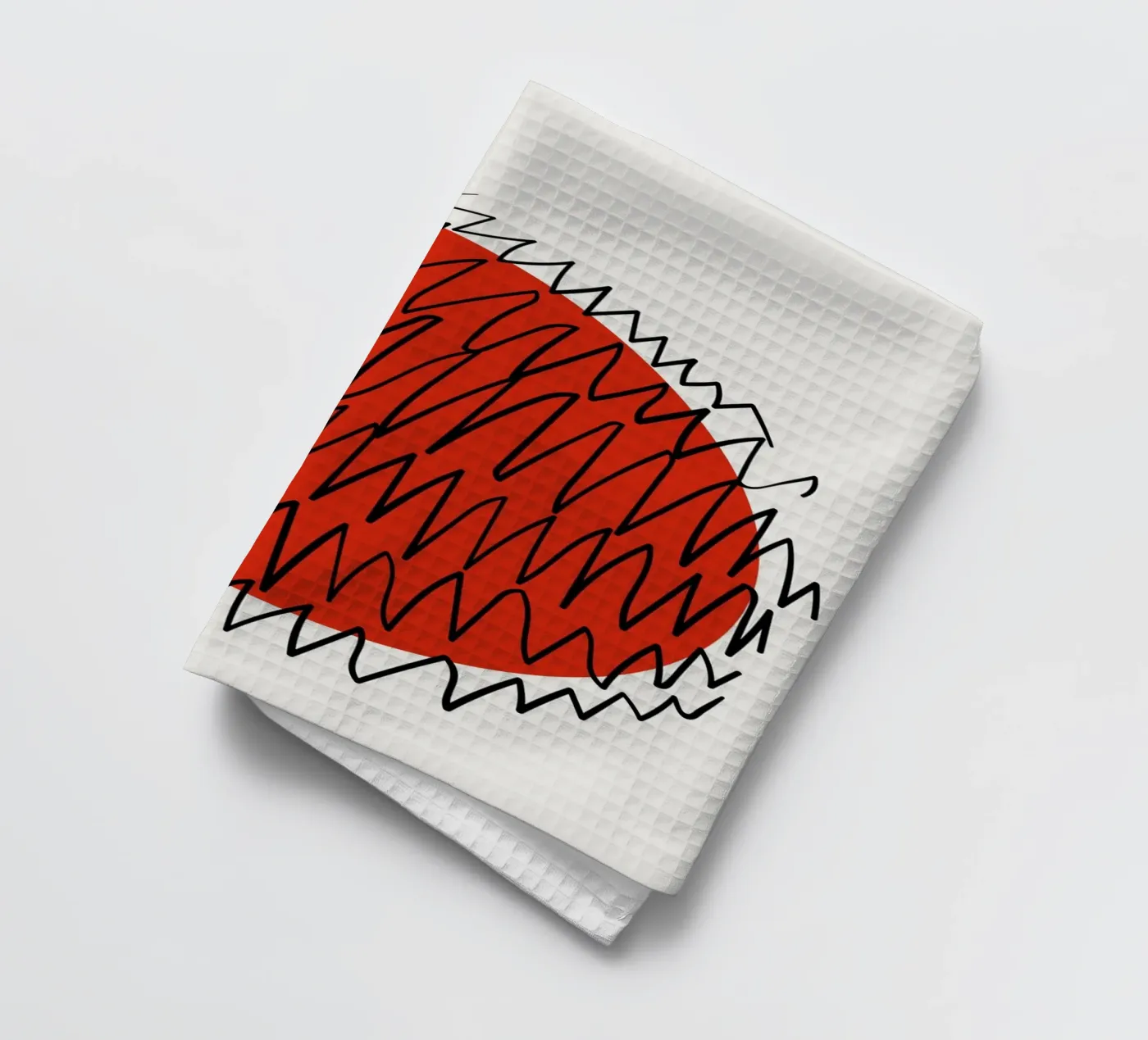 Soft Construct tea towel by RS LAB STUDIO
