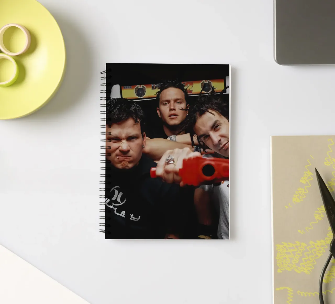Blink 182 spiral notebook by Musadad Shop