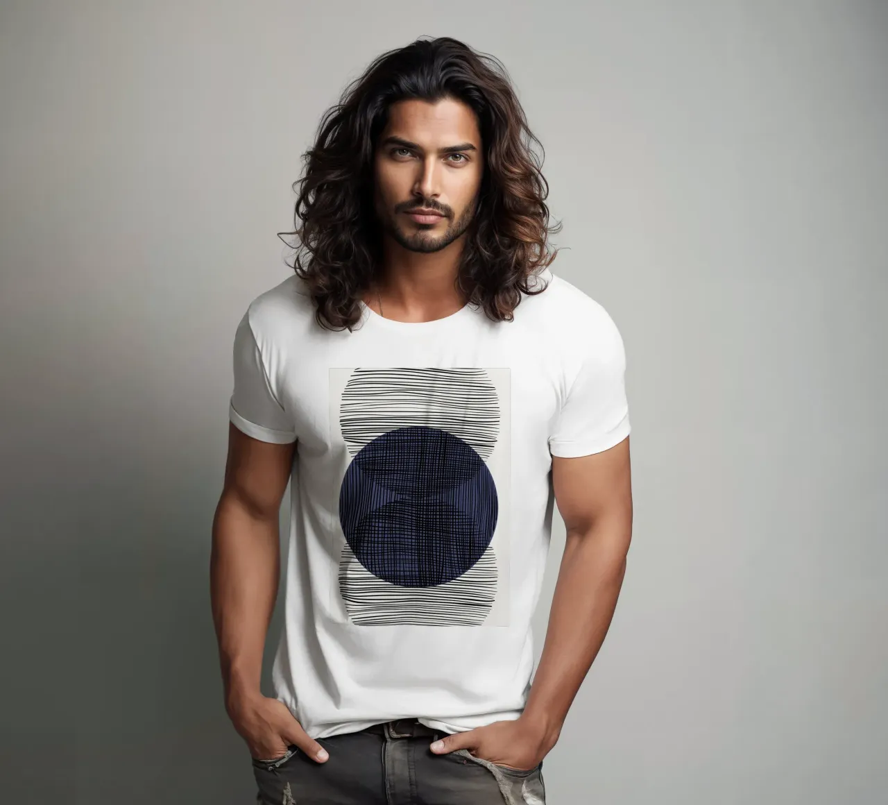 Dynamic Grid t-shirt da RS LAB STUDIO