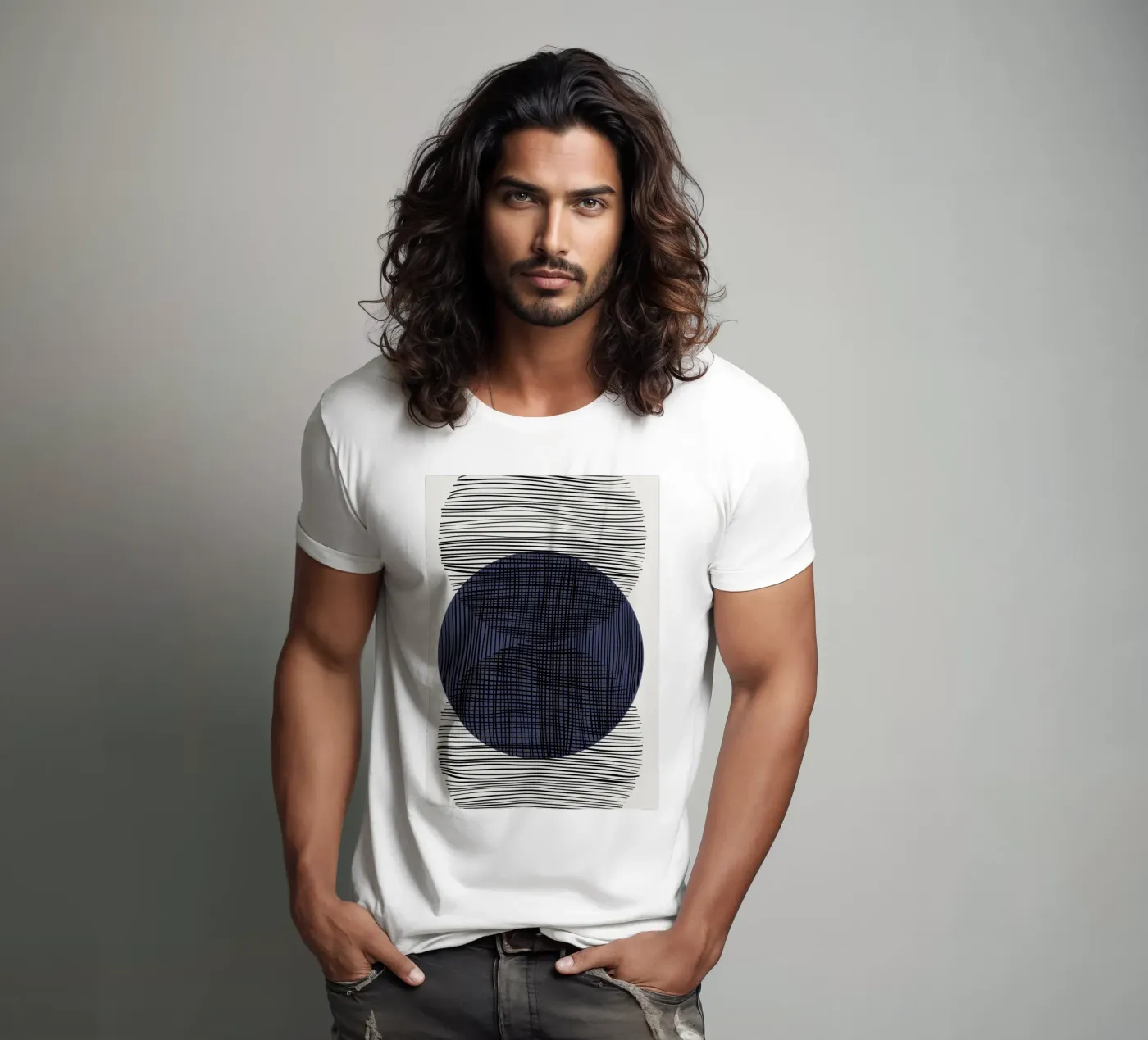 Dynamic Grid t-shirt da RS LAB STUDIO