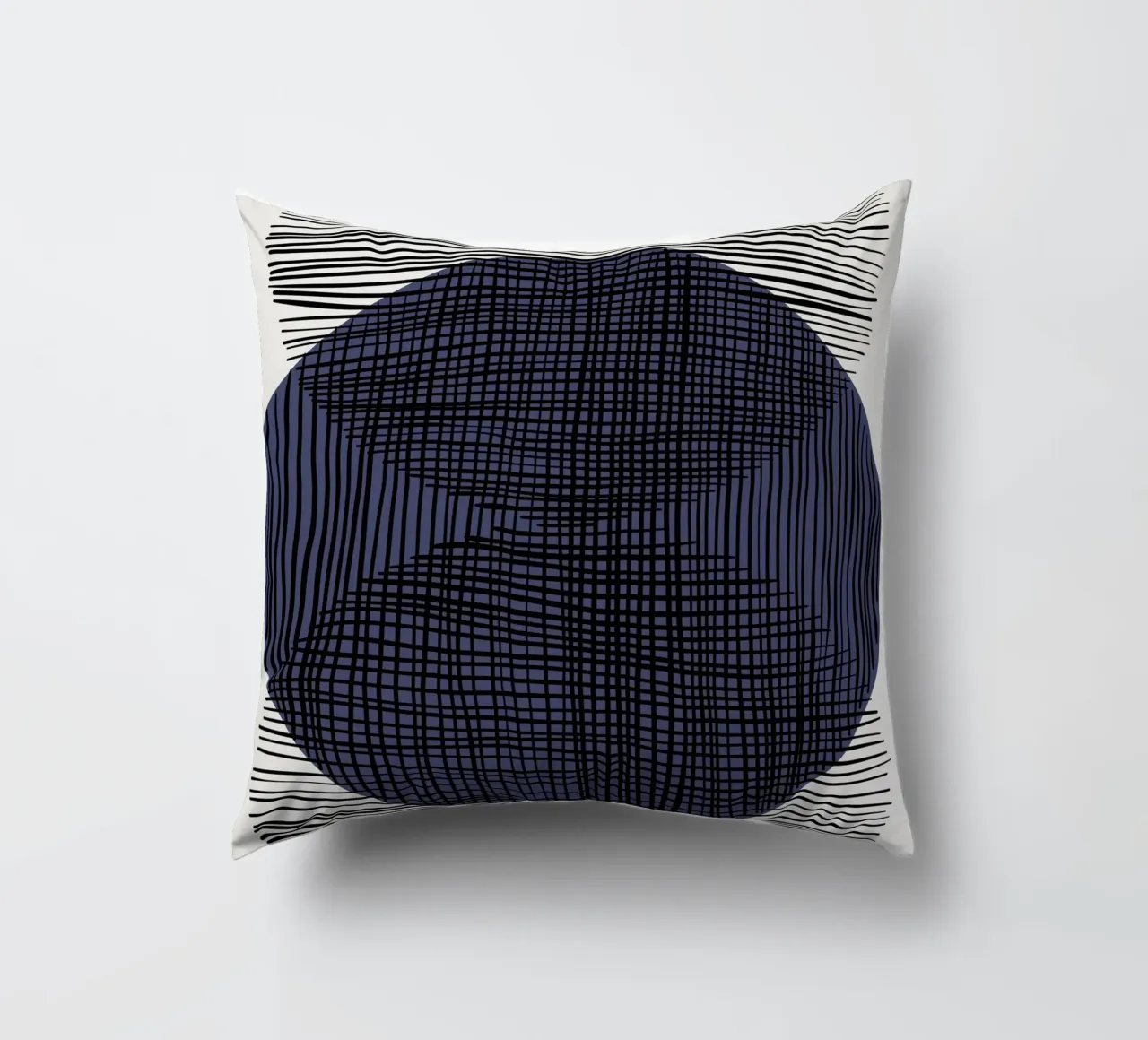 Dynamic Grid decorative cushion by RS LAB STUDIO