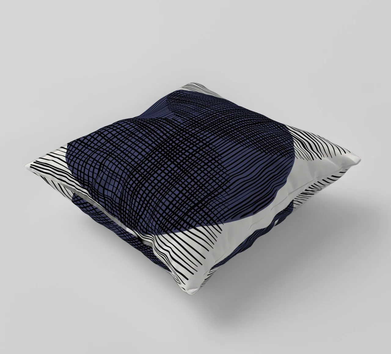 Dynamic Grid decorative cushion by RS LAB STUDIO