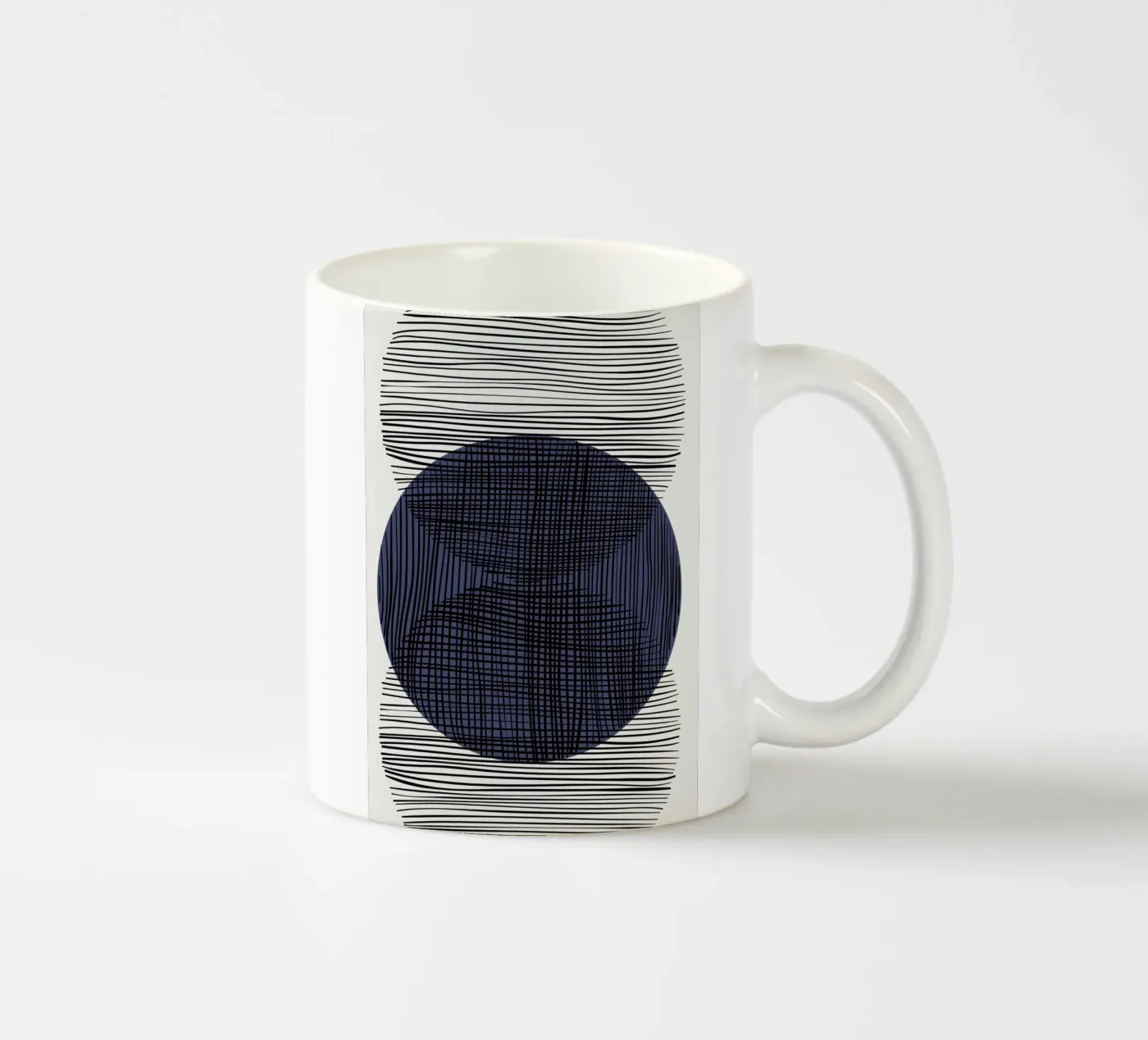 Dynamic Grid ceramic mug by RS LAB STUDIO
