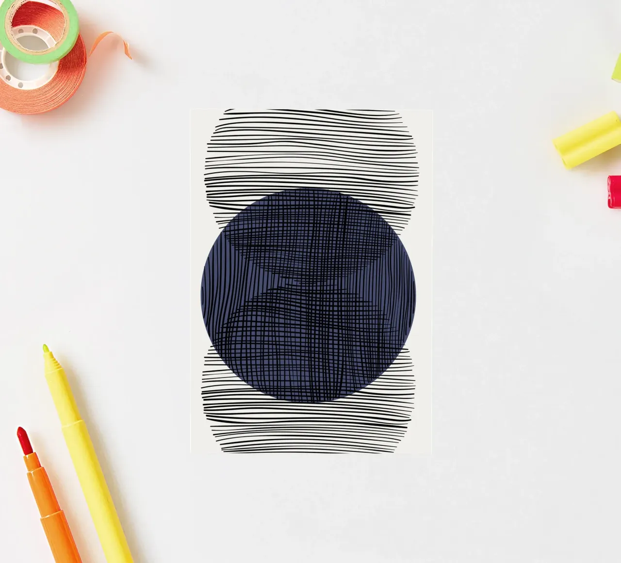 Dynamic Grid sticker by RS LAB STUDIO