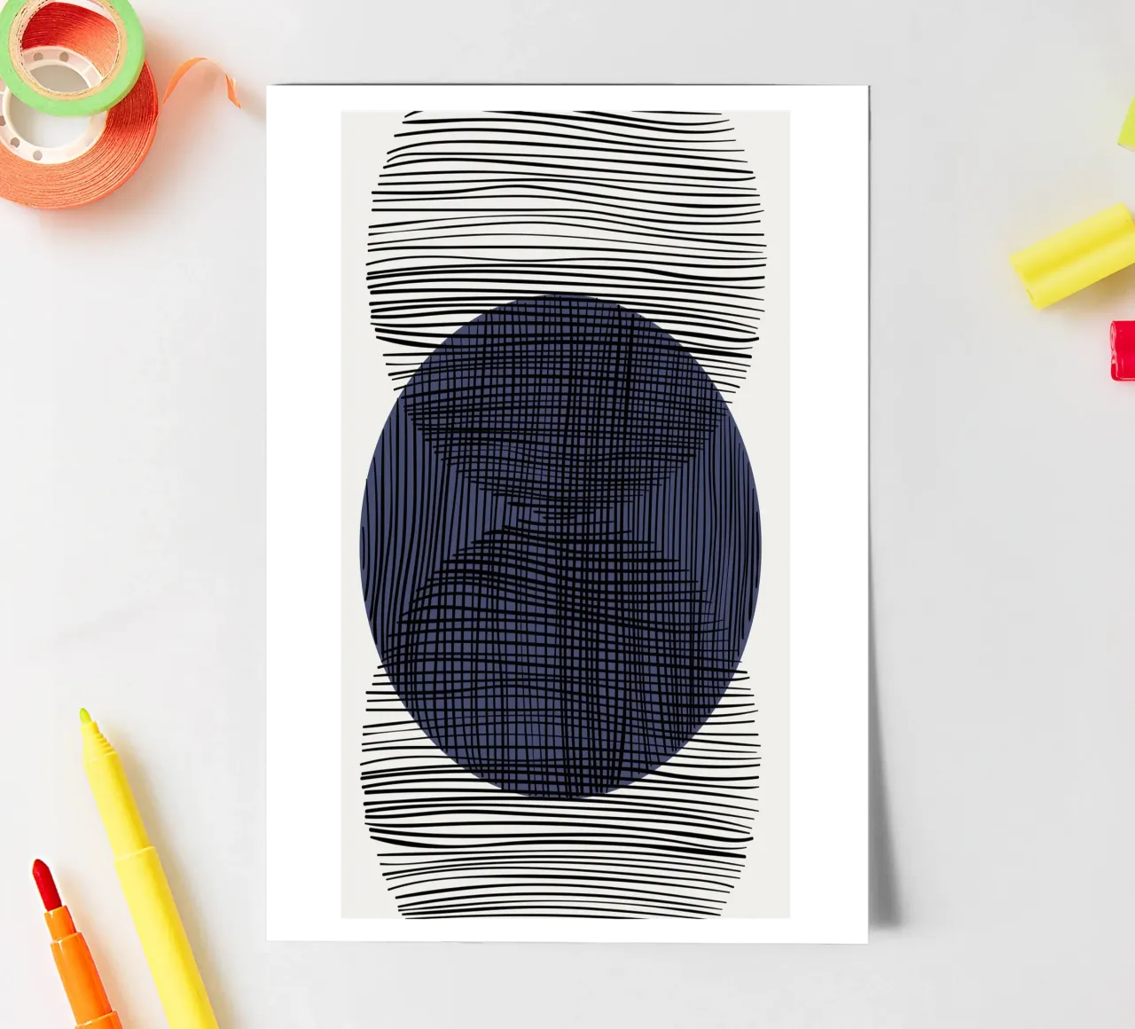 Dynamic Grid sticker sheet by RS LAB STUDIO